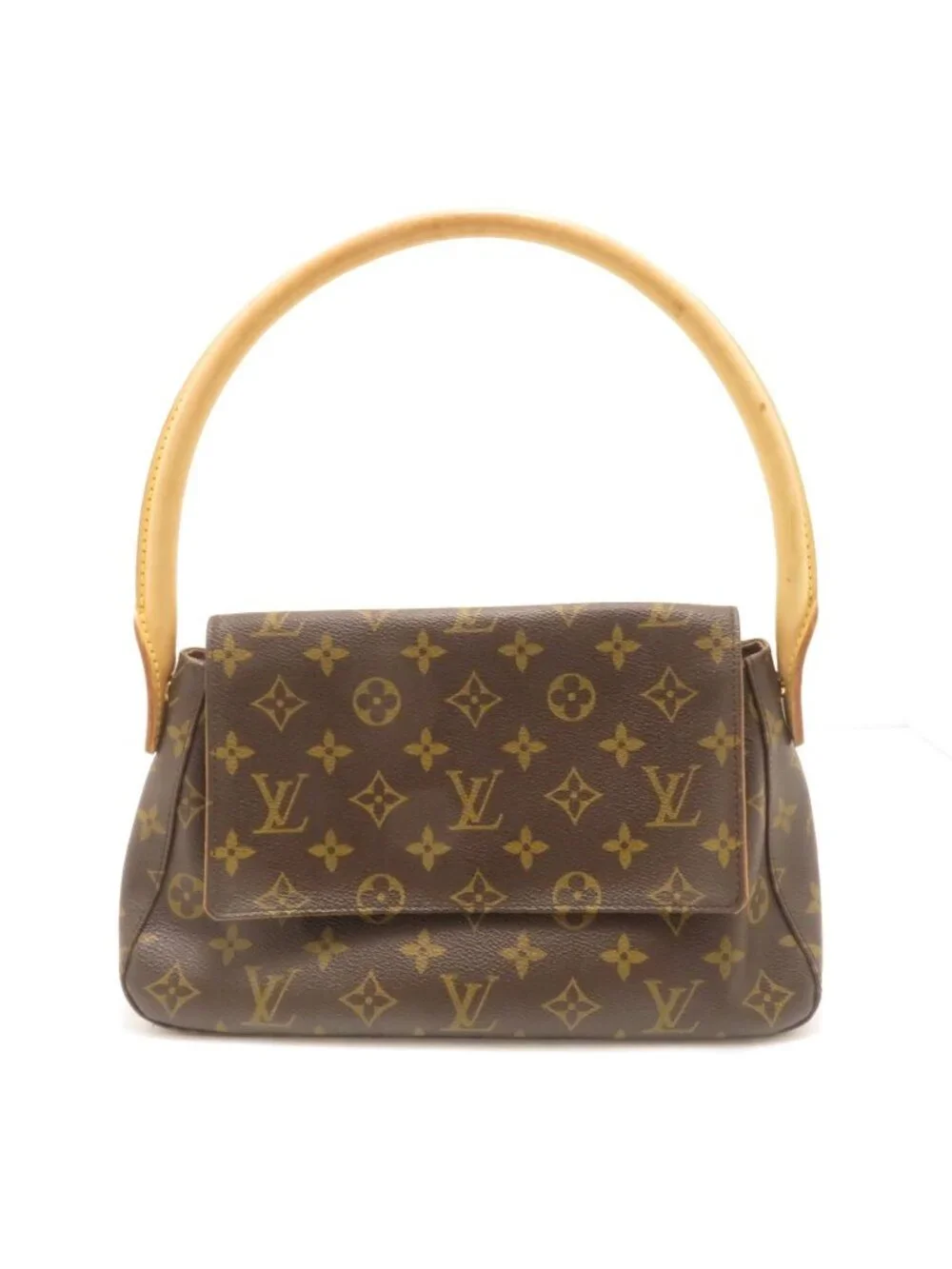 Louis Vuitton Mini Looping Monogram Handbag Canvas Brown